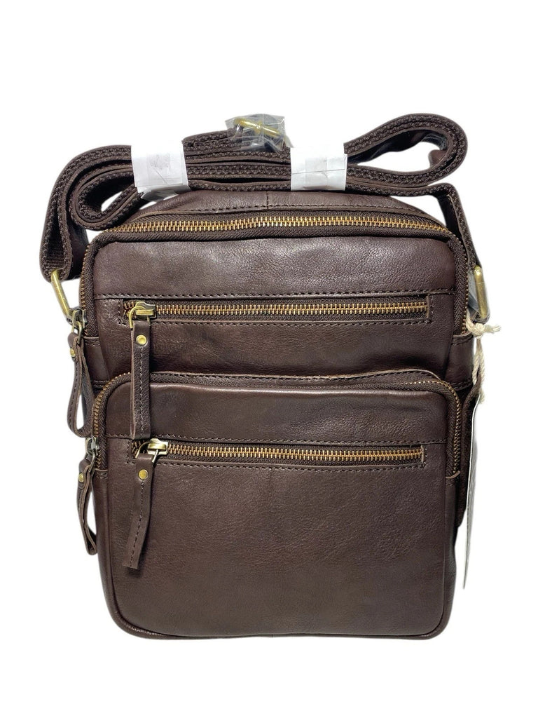 Soft Genuine Leather Unisex Travel Work Cross Body Bag London Leather Goods New