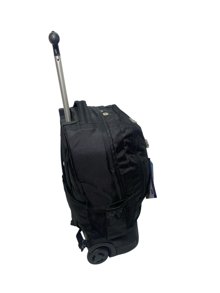 21" Rolling Backpack Rucksack On Wheels Cabin Trolley Laptop Business Bag 36L
