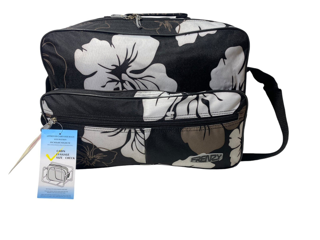 Frenzy 16"Hand Luggage Holdall Flight Bag Under Holdall 42x29x16cm Wild Flowers