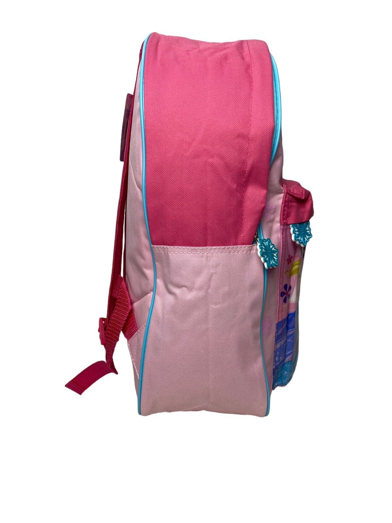 Disney Frozen Anna Elsa Large Backpack With Front Pocket New