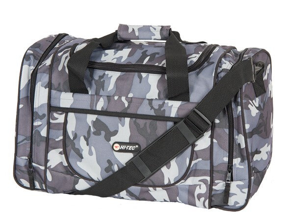 Hi-Tec 18" Camouflage Cammo Nevada Holdall Gym PE Weekend Duffle Overnight Bag
