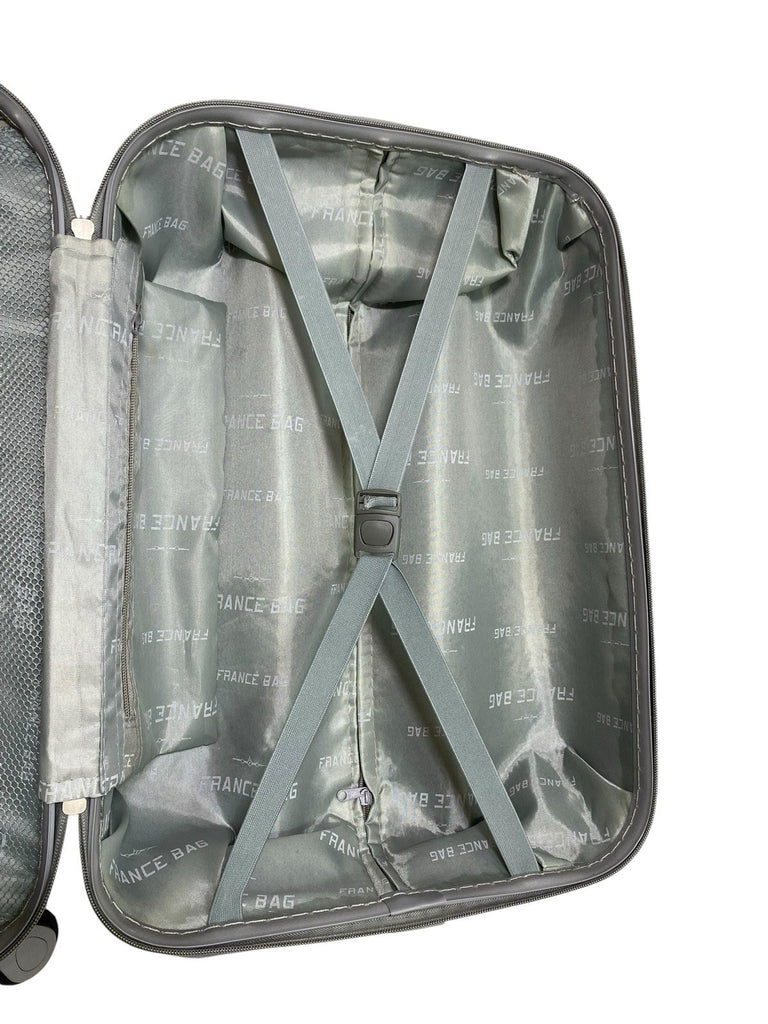 ABS 21" Hard Shell Cabin Lightweight Hand Luggage Suitcase Trolley 55x40x20cm