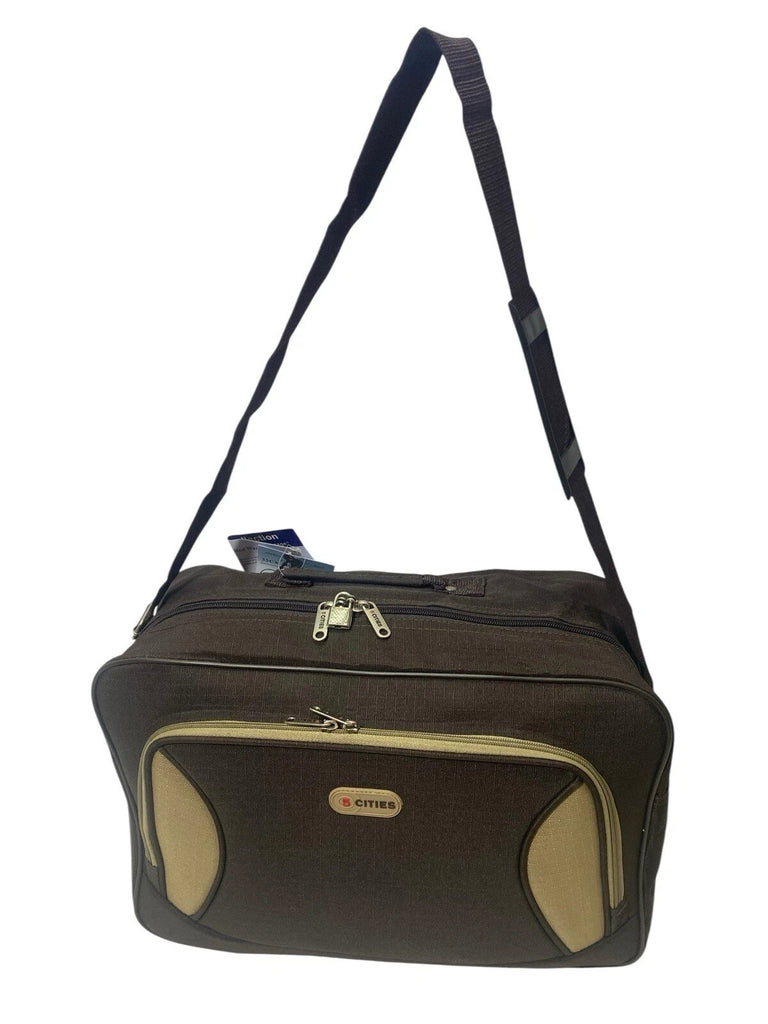5 Cities 16" Hand Luggage Holdall Flight Bag Under Holdall 42x29x20cm 19Litres