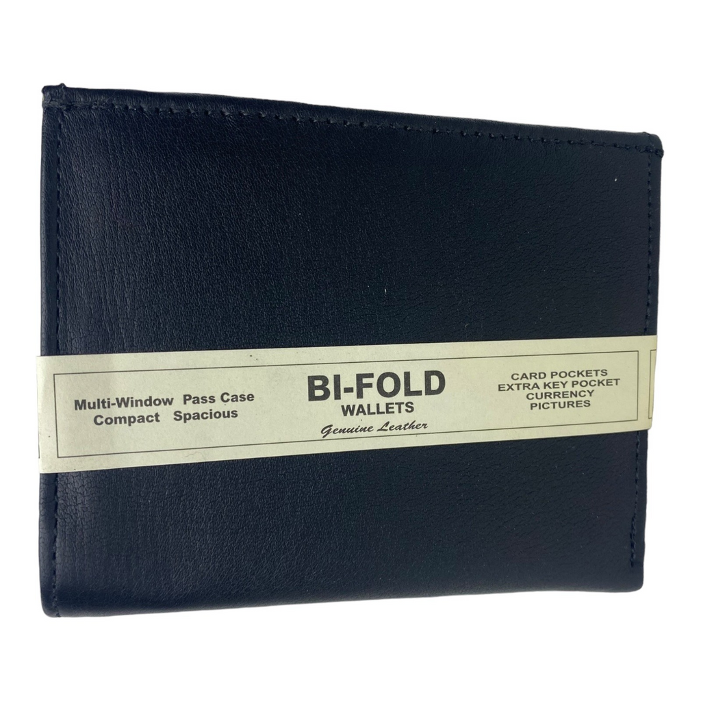 Fabretti Mens Soft Leather Bifold Wallet Credit Card Notes Coins New