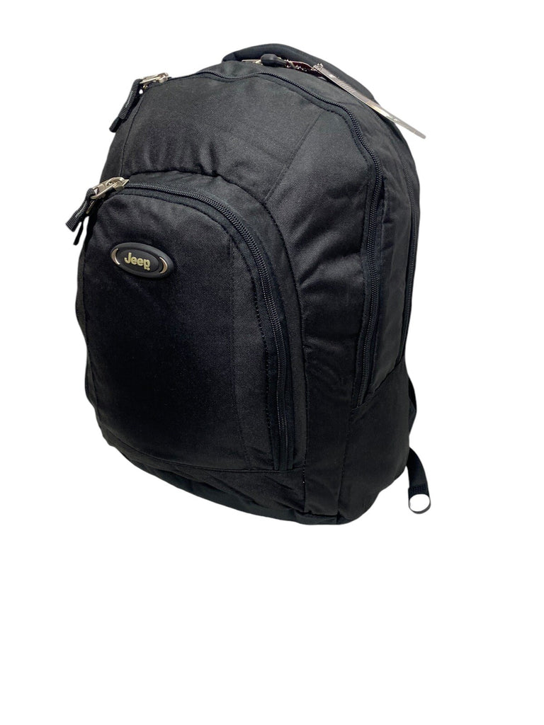 Jeep Laptop Ipad Notepad Travel Cabin Hand Luggage College Backpack Bag Black