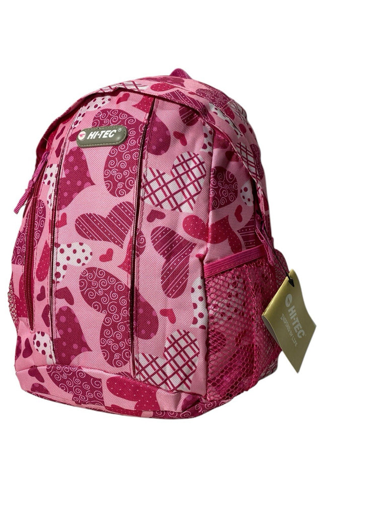 Hi-Tec Ladies Hearts Backpack School College Gym Luggage Travel Rucksack Bag New
