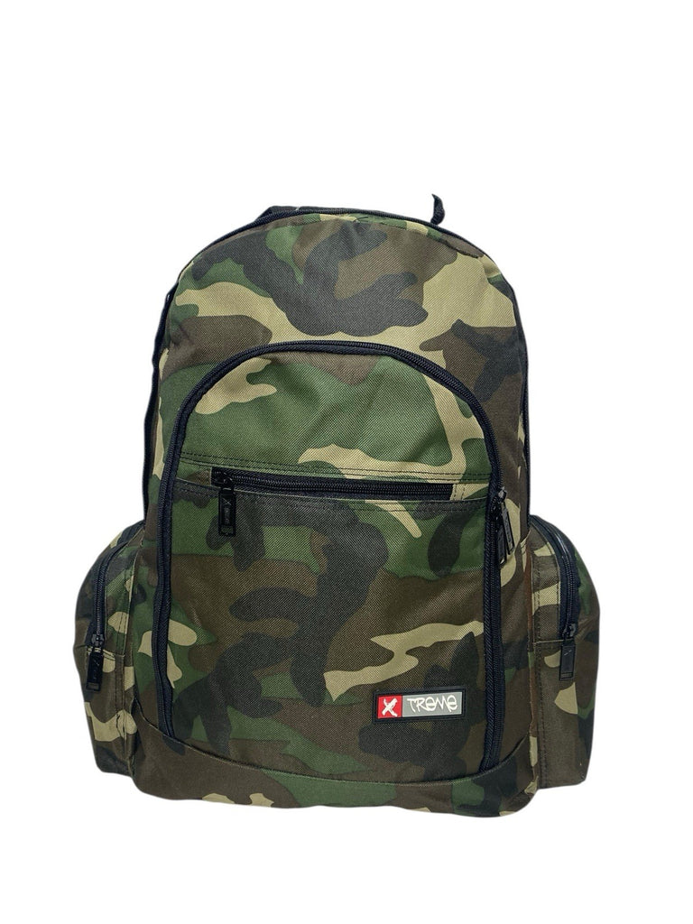 X treme Mens Boys Army Militry Cammo Camouflage Backpack School Travel Gym Bag