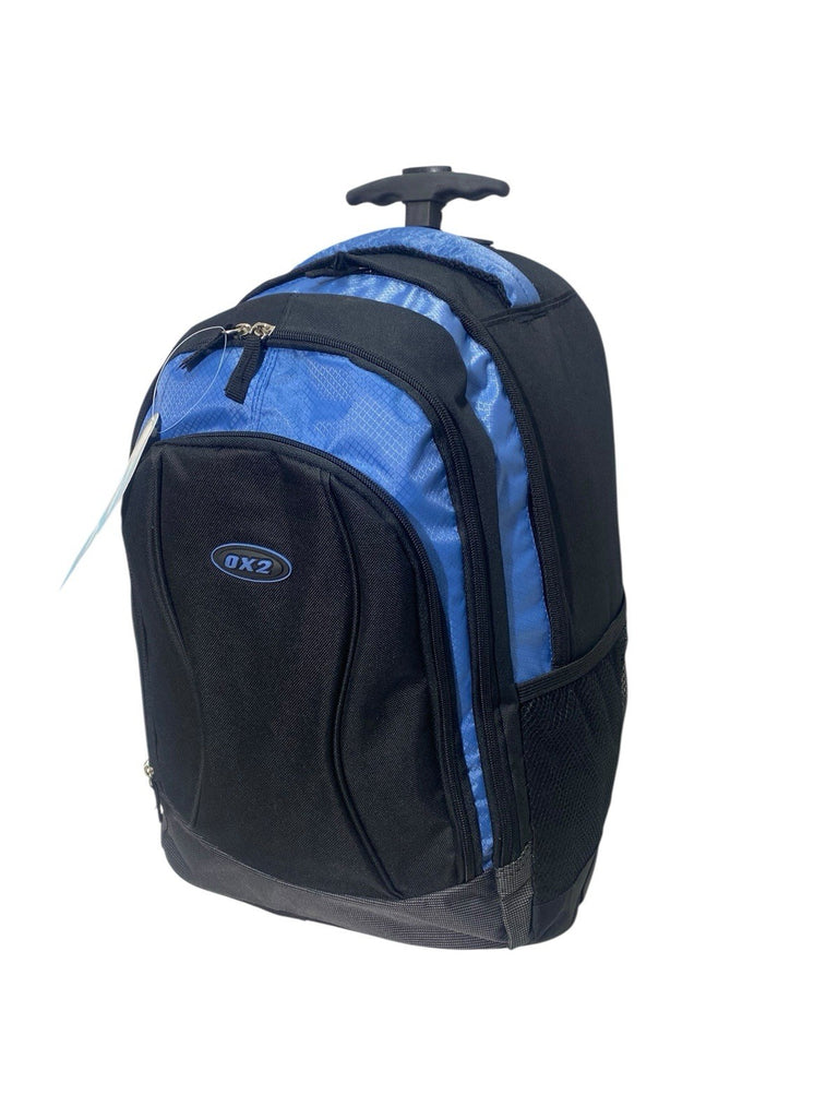 16L Rolling Backpack Rucksack On Wheels Cabin Trolley Business Carry On Bag New