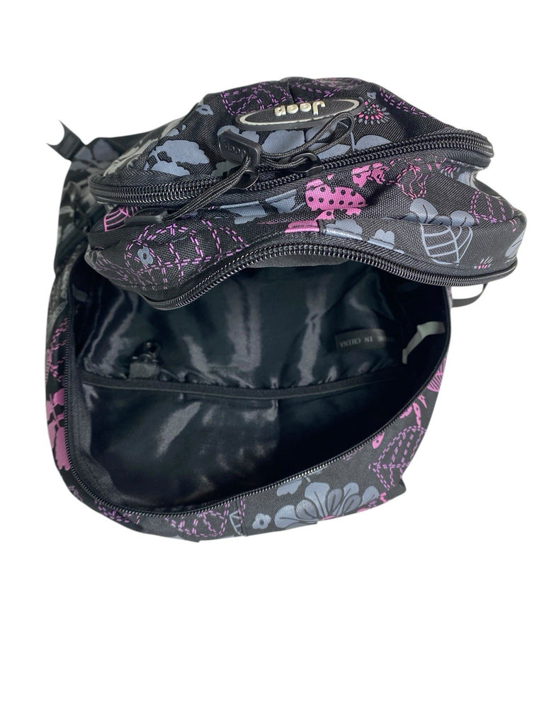 Jeep Laptop Ipad Notepad Floral Travel Cabin Hand Luggage College Backpack Bag