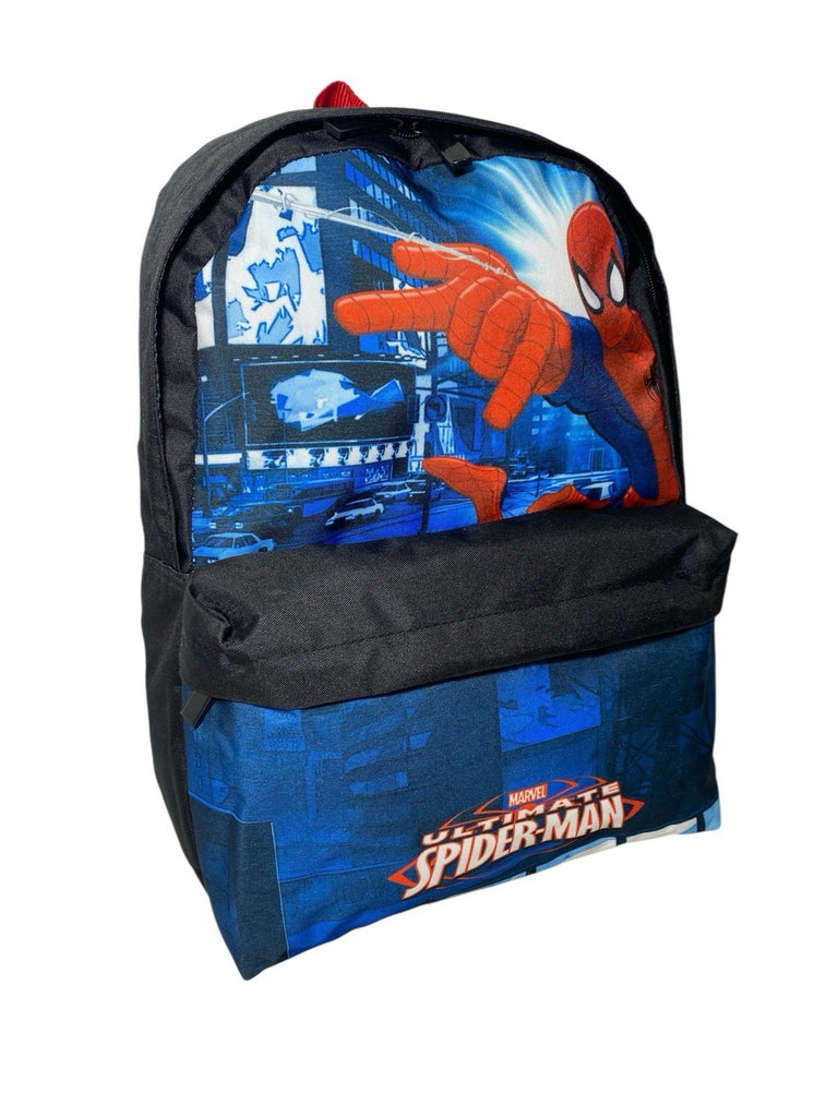 Marvel Ultimate Spiderman Large School Backpack Rucksack Front Pocket New