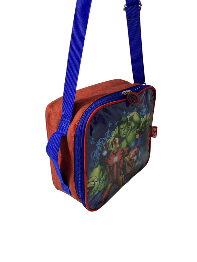 Marvel Avengers Insulated Lunch Bag With Shoulder Strap Nursery School New