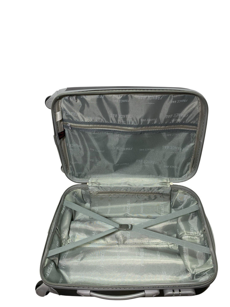 ABS 21" Hard Shell Cabin Lightweight Hand Luggage Suitcase Trolley 55x40x20cm