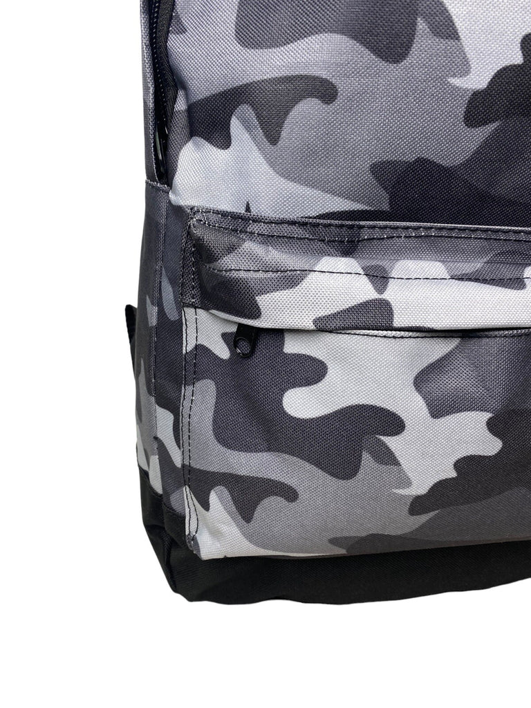 6 X Grey Cammo Camouflage Army Print Backpack Job Lot Car Boot Market Resale New