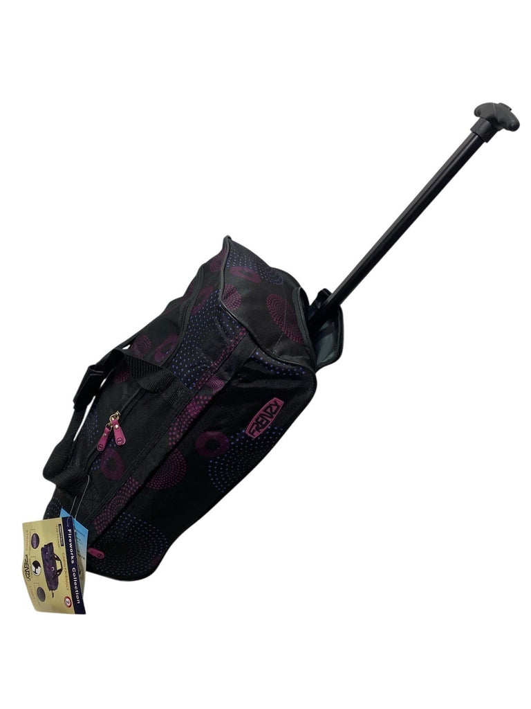 Frenzy 21" Carry On Lightweight Travel Wheeled Cabin Trolley Weekend Bag 29L New