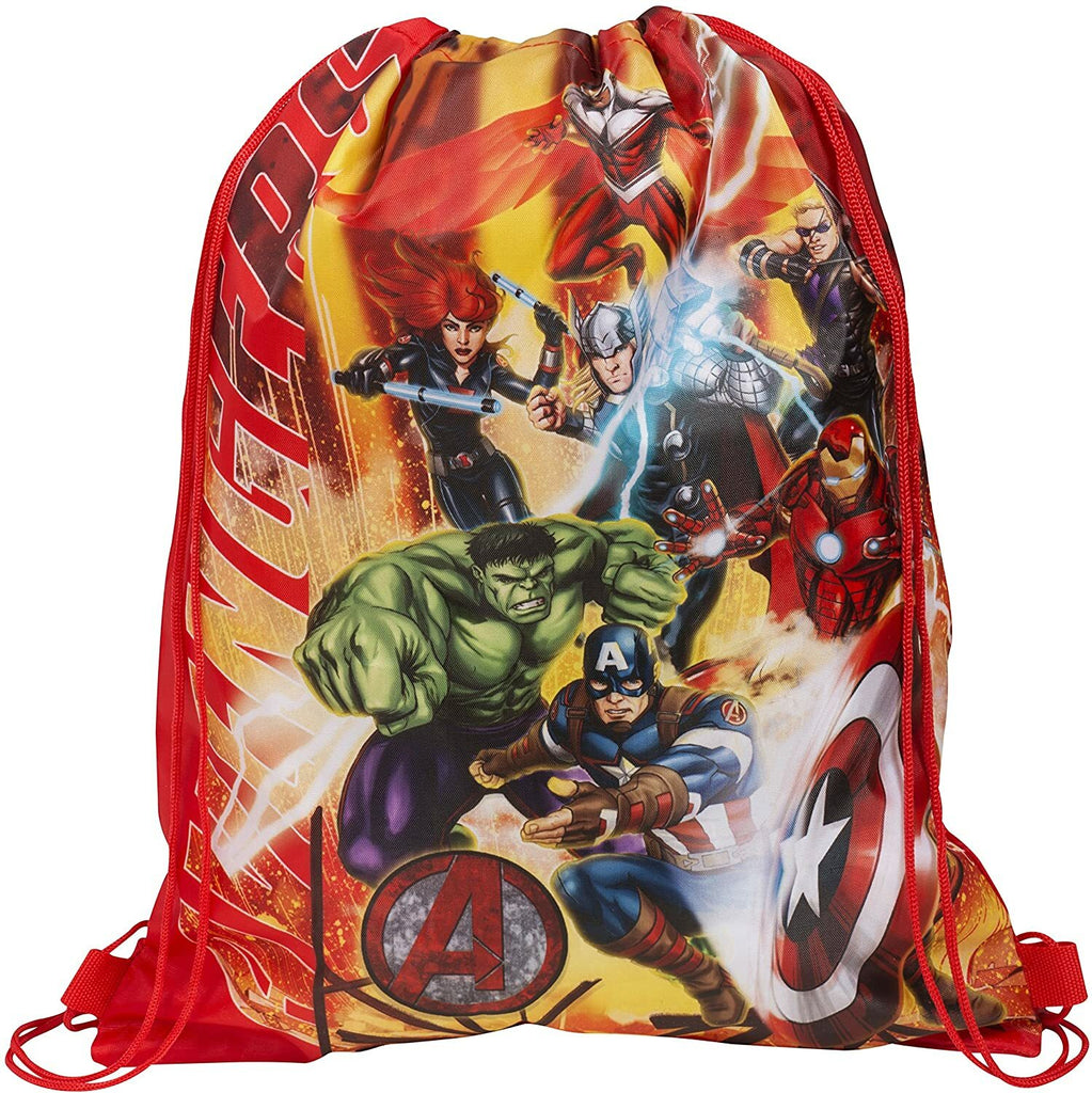 12 X Marvel Avengers PE Kit Drawstring Trainer Shoe Bag Job Lot Car Boot Market