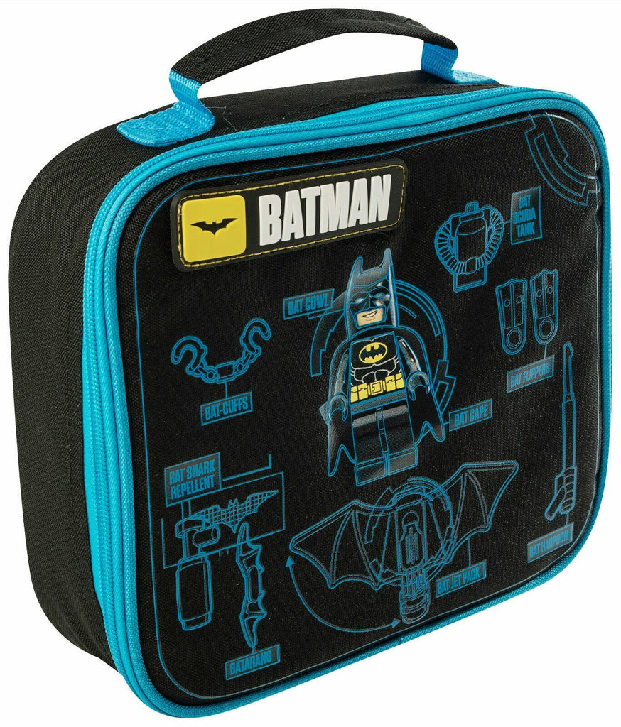 Batman Lego Movie Children's Nursery School Insulated Lunch Bag Xmas Gift New