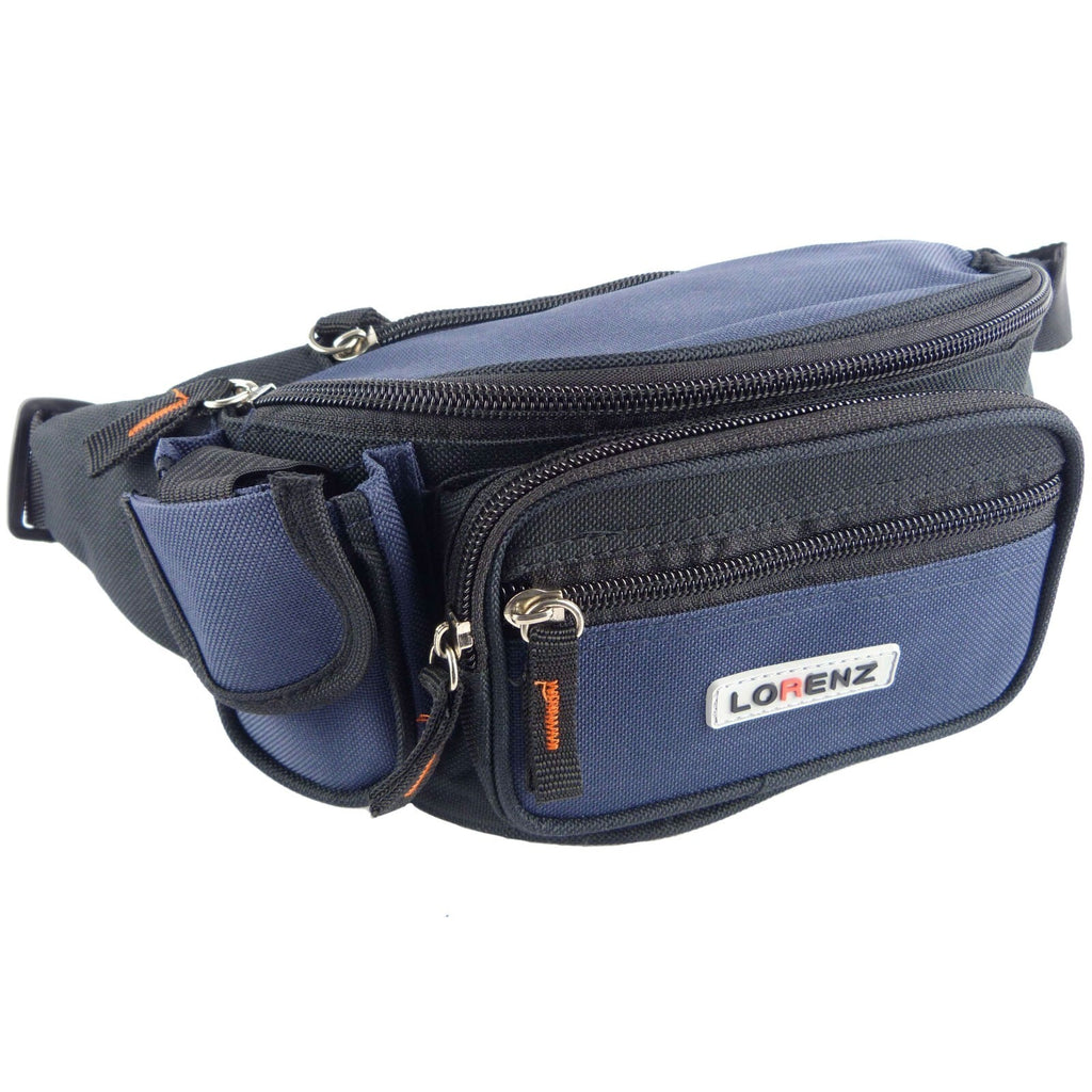 Lorenz Unisex Travel Utility Bum Bag Practical Handy Fanny Pack Waist New