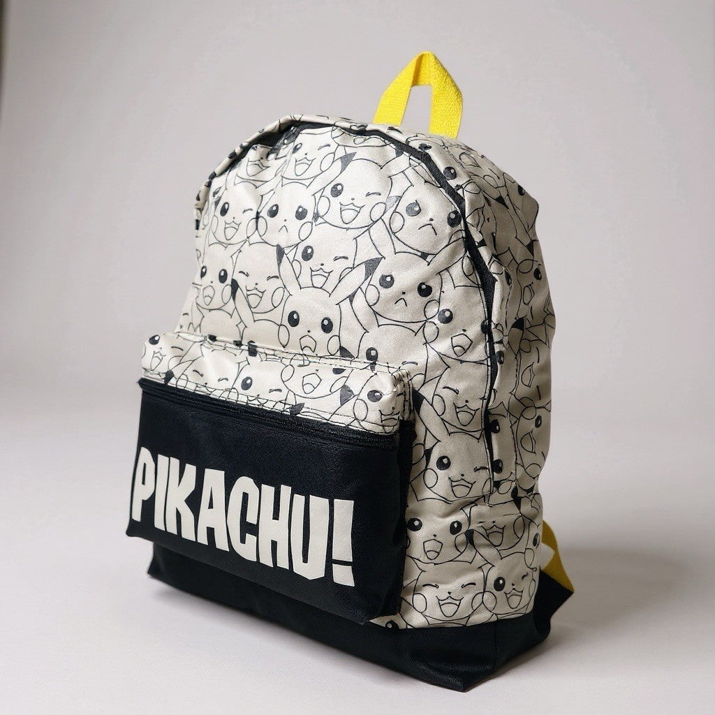 Pokemon Pikachu Boys Large Roxy School Backpack Rucksack Bag Front Pocket New