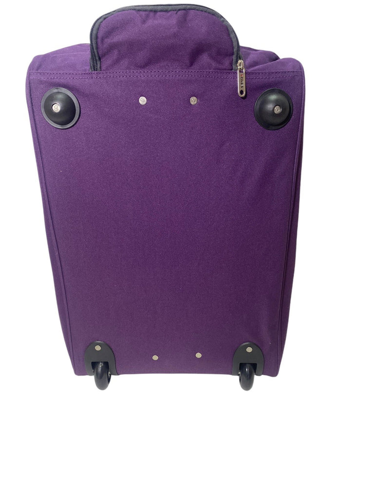 5 Cities 21" 55cm Carry On Lightweight Travel Wheeled Cabin Trolley Bag 42L New