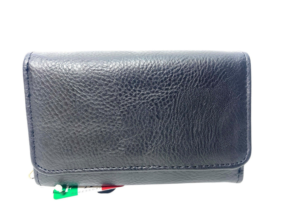 Ladies Trifold Faux Leather Zip Around Coin Credit Card Notes Purse New