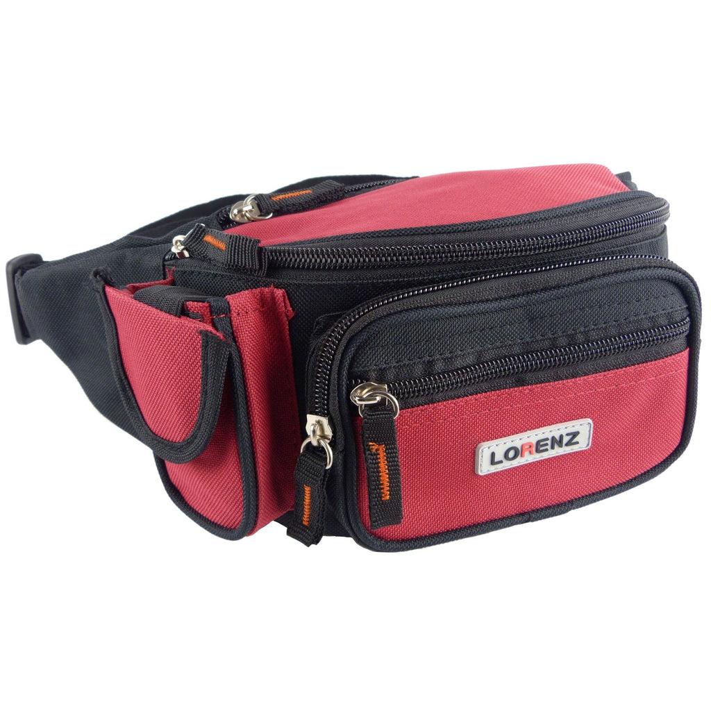 Lorenz Unisex Travel Utility Bum Bag Practical Handy Fanny Pack Waist New
