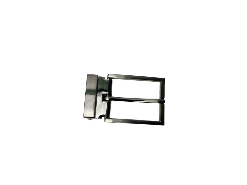 Ollys Mens Real Leather Reversible Belt With 2 Buckles Fits 28"- 42" Gift Box