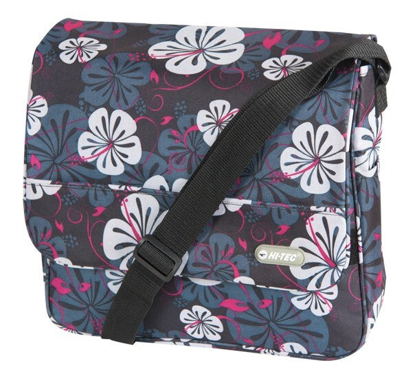 Hi-Tec Flowers Courier Messenger Despatch Bag School College Travel Satchel