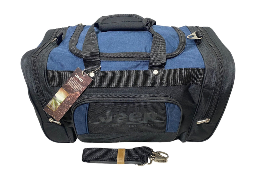 Jeep 24" Holdall Gym Sports Weekend Duffel Travel Bag Black / Navy  New