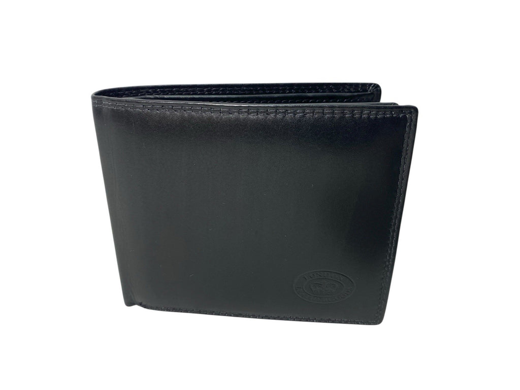 London Leather Goods Mens Gents Designer Luxury Soft Leather Bifold Wallet Gift