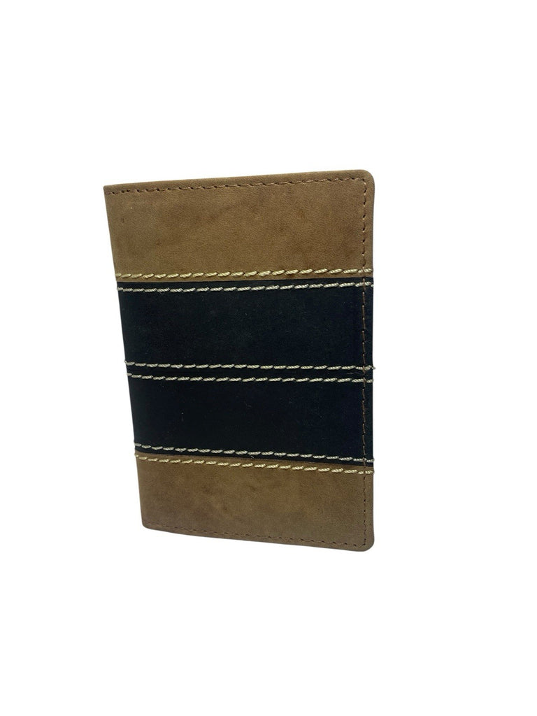 Lorenz Premium Real Soft Hunter Leather Bifold Credit Card ID Holder Wallet