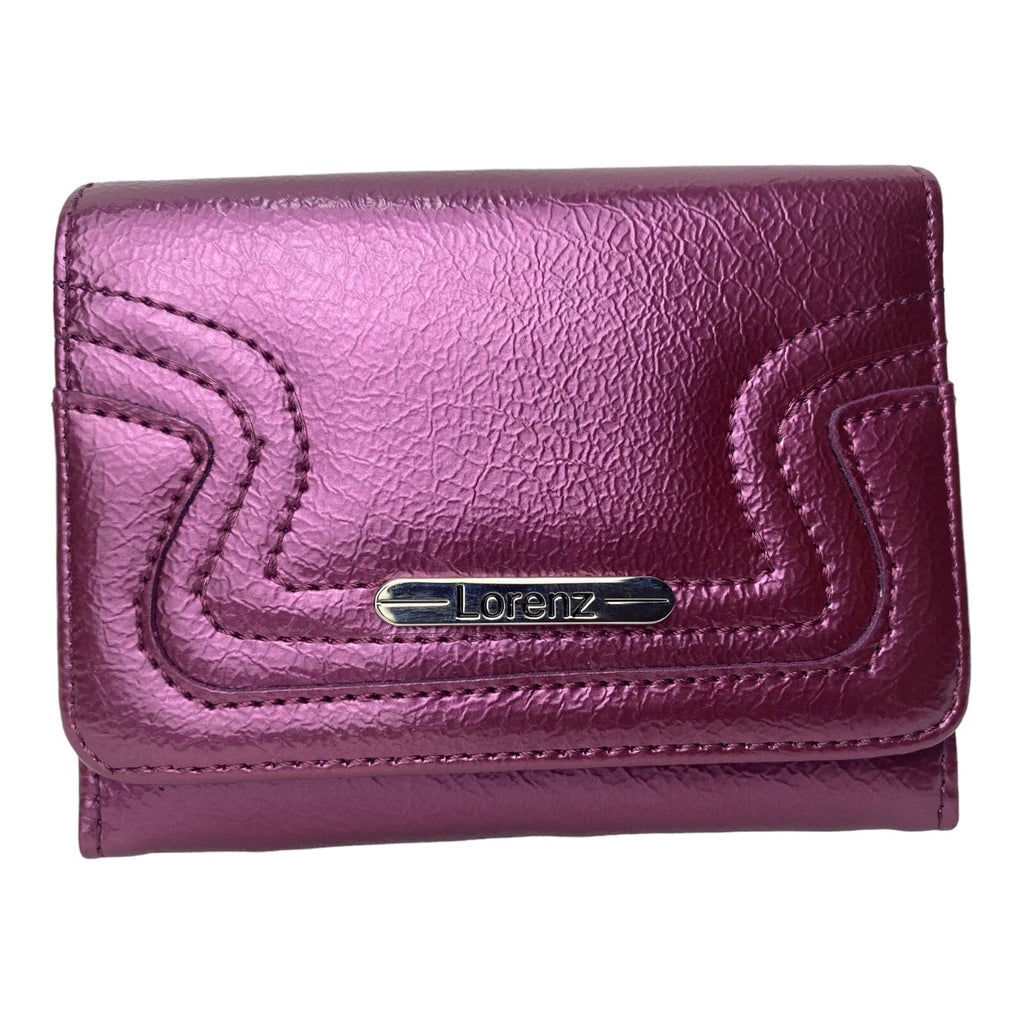 Lorenz Ladies Womens Small Bifold PU Purse Wallet Coin Card Holder Notes Gift
