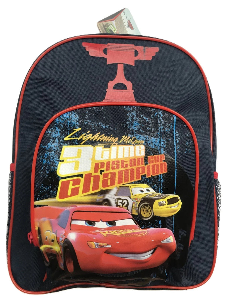 Disney Cars Kids Lightning McQueen Backpack Rucksack School Bag  Front Pocket