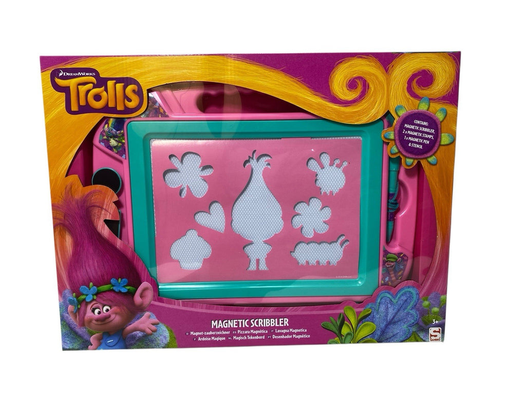 10 x Dreamworks Trolls Large Magnetic Scribbler Job Lot Car Boot Market Resale