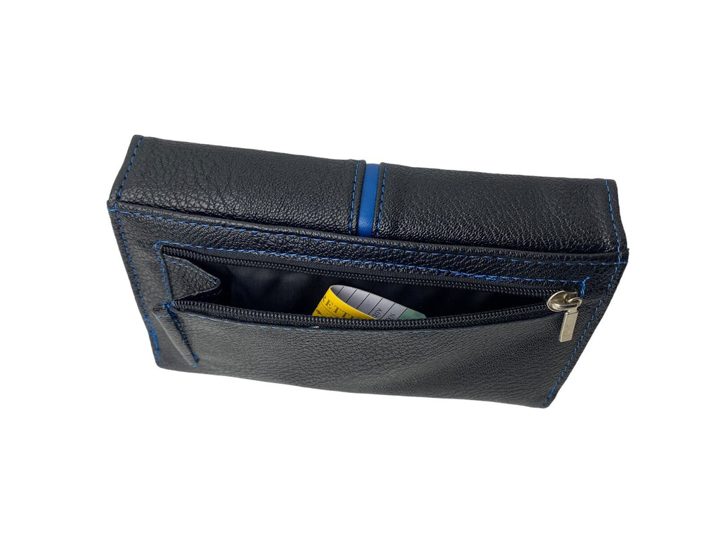 Fabretti Ladies Envelope Purse Clutch Coin Credit Card Wallet New