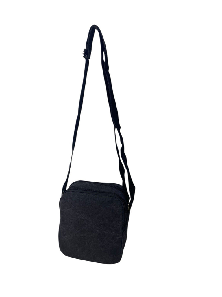 Lorenz Unisex Multi Purpose Small Canvas Cross Body Shoulder Travel Utility Bag