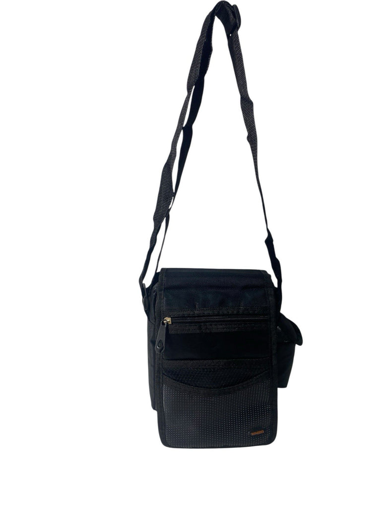 Enzo Unisex Travel Shoulder Bag Multiple Zipped Pockets & Adjustable Strap New
