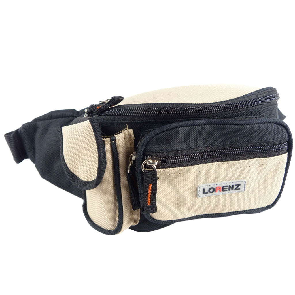 Lorenz Unisex Travel Utility Bum Bag Practical Handy Fanny Pack Waist New