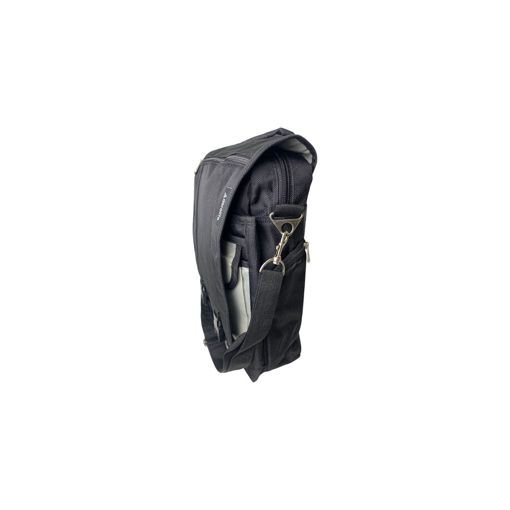 Aerolite Business Executive Laptop Padded Messenger Shoulder Cabin Bag Black New