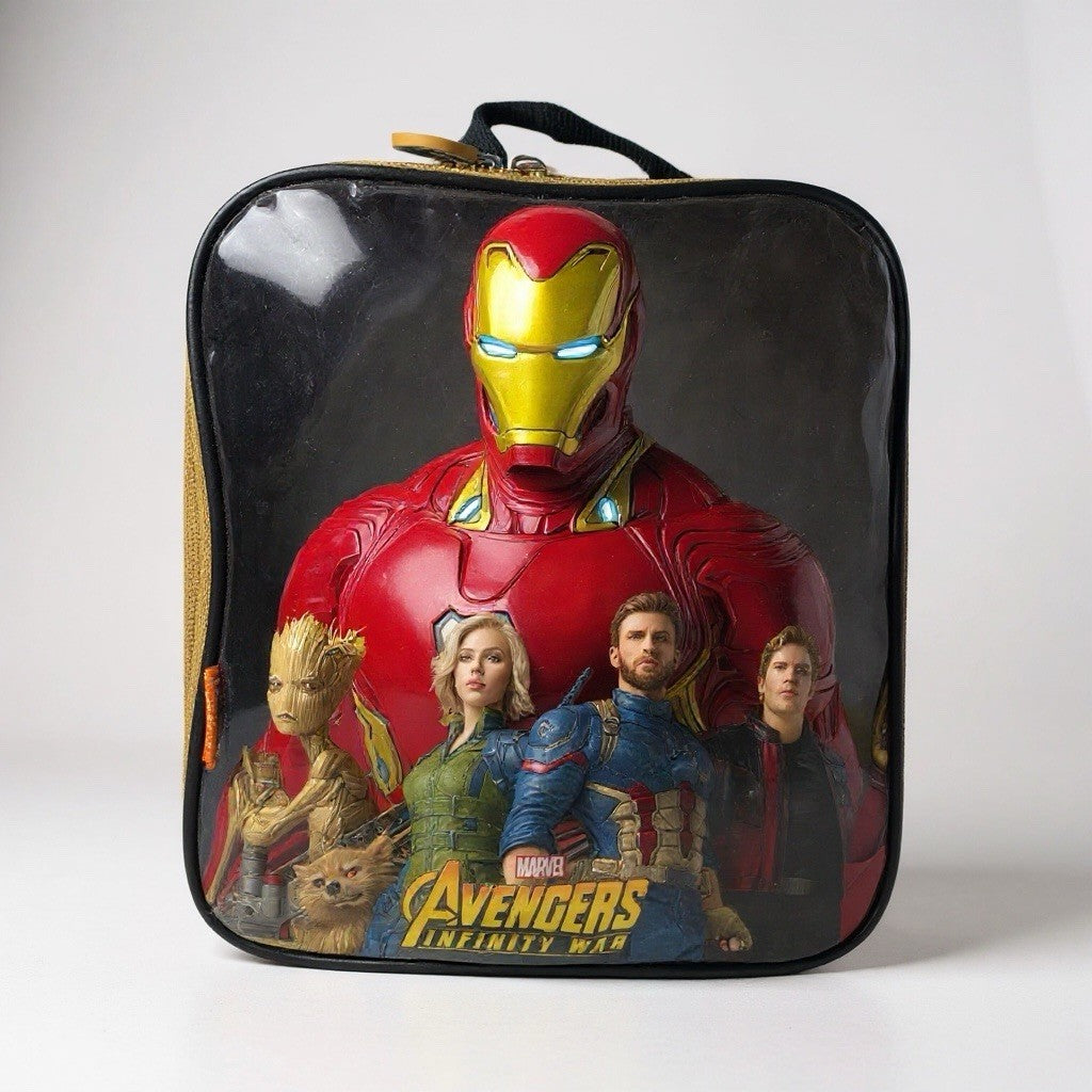 Marvel Avengers Infinity War Iron Man School Picnic Kids Insulated Lunch Bag New