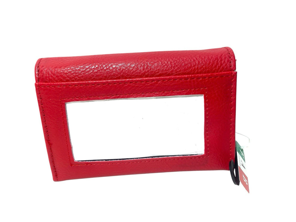 Ladies Trifold Faux Leather Zip Around Coin Credit Card Notes Purse New