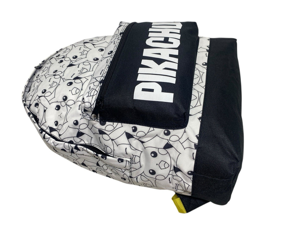 Pokemon Pikachu Boys Large Roxy School Backpack Rucksack Bag Front Pocket New