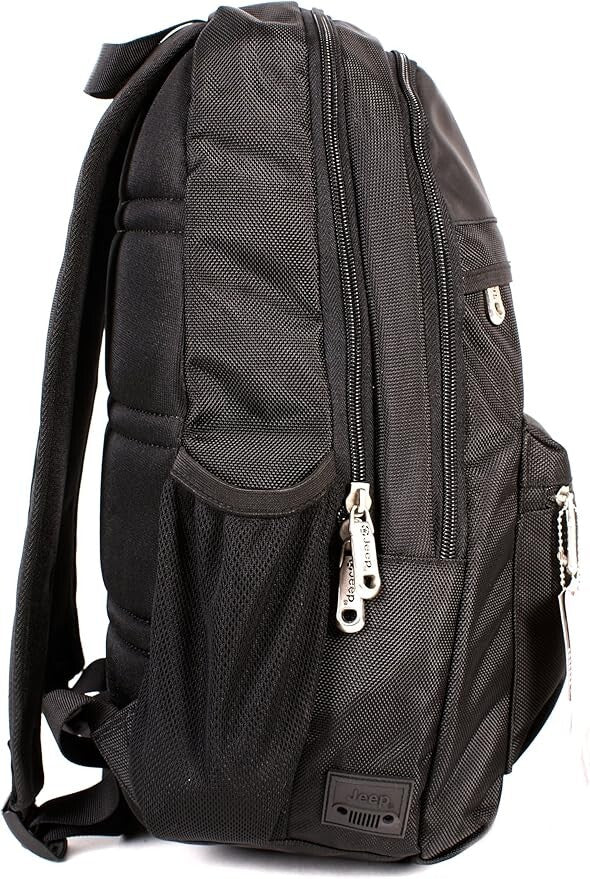 Jeep Mens Premium 16" Laptop School College Business Travel Backpack Bag New