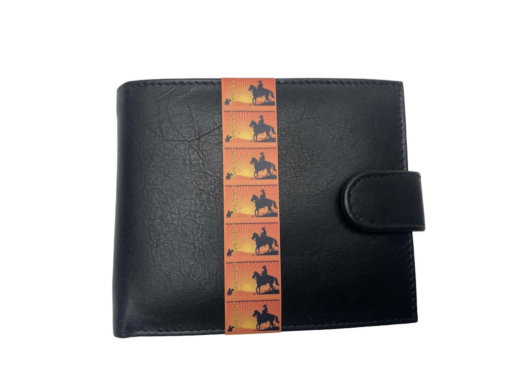 Gents Mens Leather Flip Up Wallet Credit Card Purse Coin Pouch
