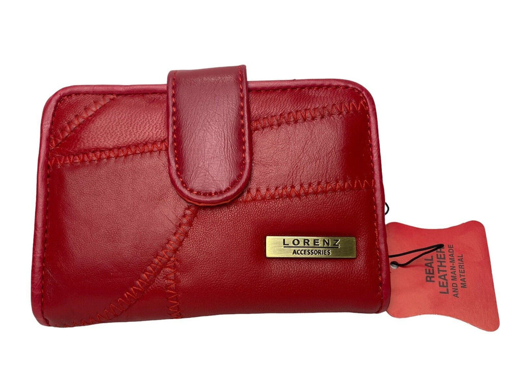 Lorenz Soft Leather Ladies Purse Wallet Credit Cards Coin Slots Framed New