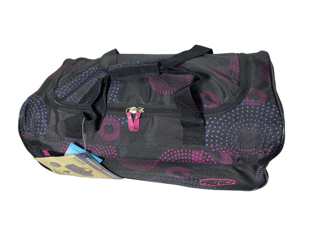 Frenzy 21" Carry On Lightweight Travel Wheeled Cabin Trolley Weekend Bag 29L New