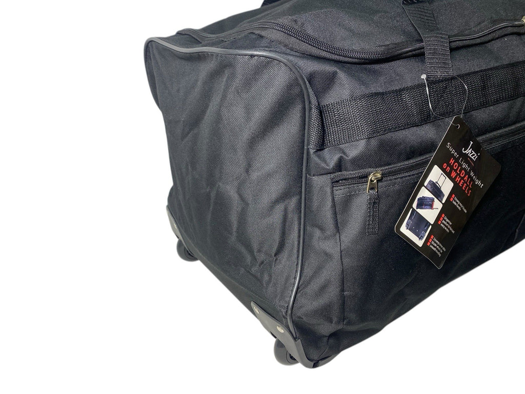 Jazzi 30" Unisex Wheeled Trolley Holdall Travel Kit Duffle Bag Luggage Suitcase