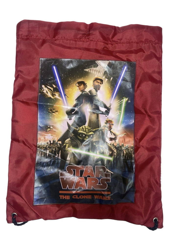 Star Wars The Clone Wars Trainer PE Sports Gym Kit Swim Drawstring Bag New