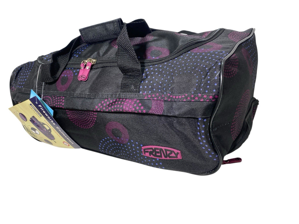 Frenzy 21" Carry On Lightweight Travel Wheeled Cabin Trolley Weekend Bag 29L New