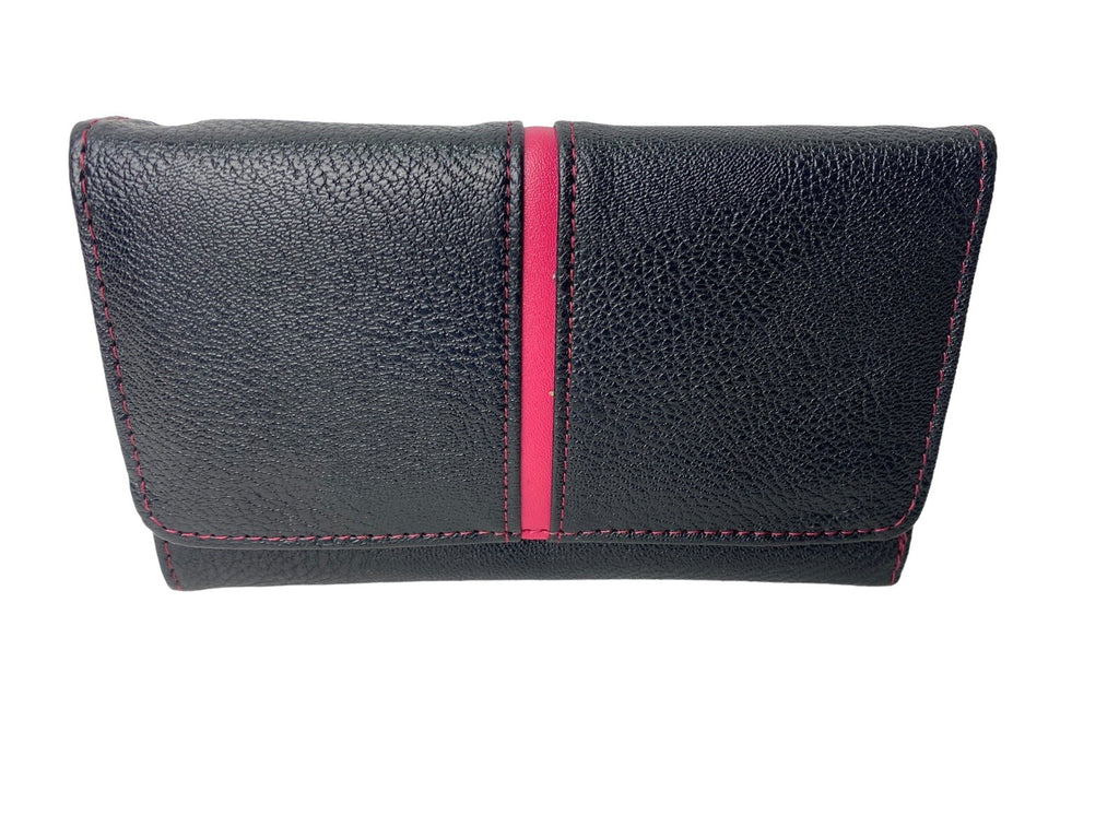 Fabretti Ladies Envelope Purse Clutch Coin Credit Card Wallet New