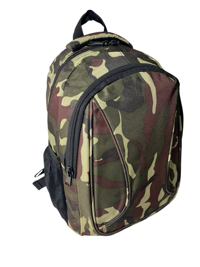 Ariana Mens Boys Army Military Cammo Camouflage Backpack School Travel Gym Bag